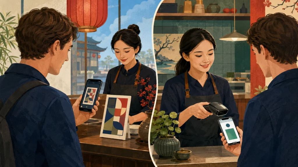 Two common mobile payment methods used by international visitors in China